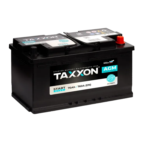 Аккумулятор TAXXON: легковые AGM